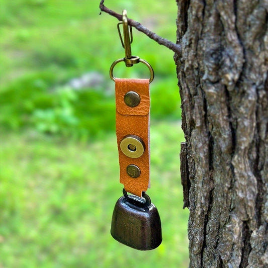 Outdoor Camping & Hiking Iron Bell Keychain