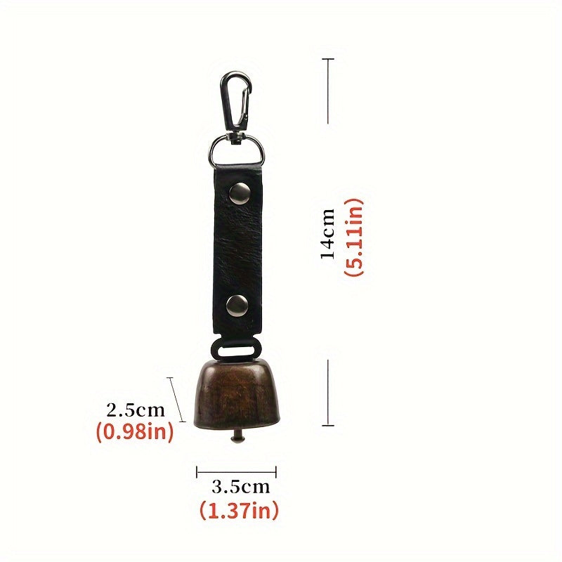 Outdoor Camping & Hiking Iron Bell Keychain