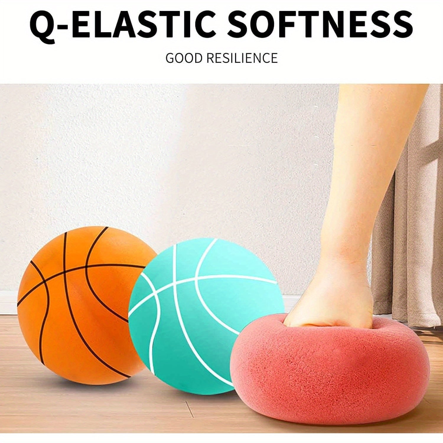 Silent Foam Basketball for Indoor Home Training
