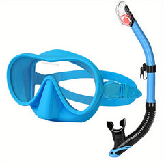 Silicone Large Frame Diving Goggles Set