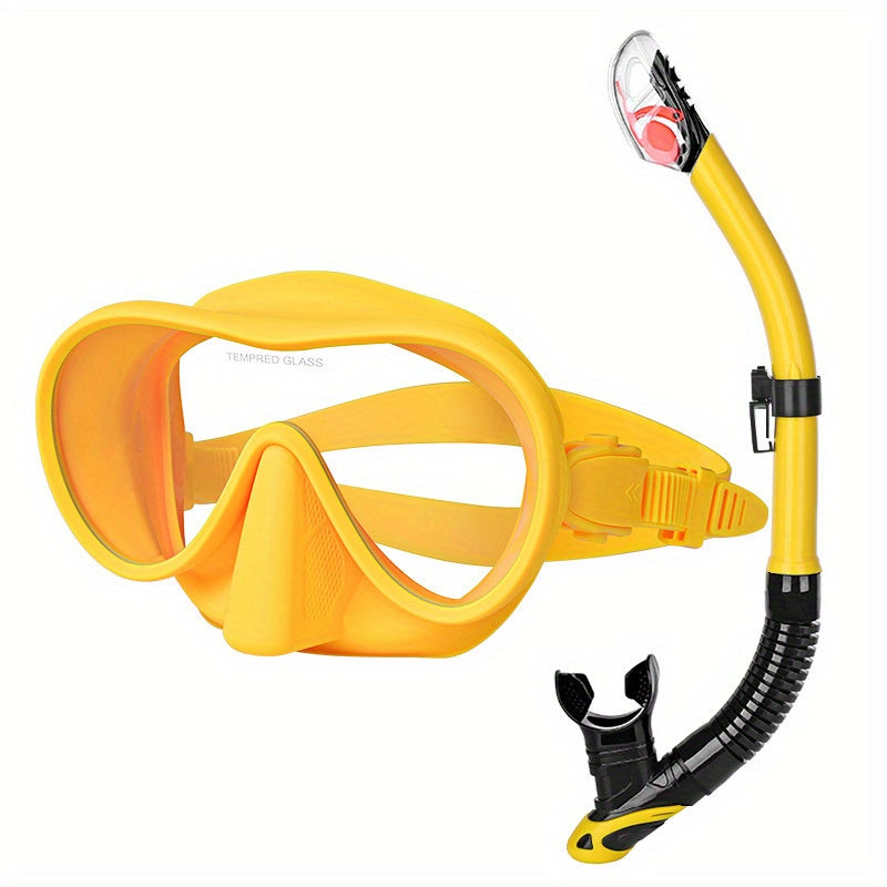 Silicone Large Frame Diving Goggles Set