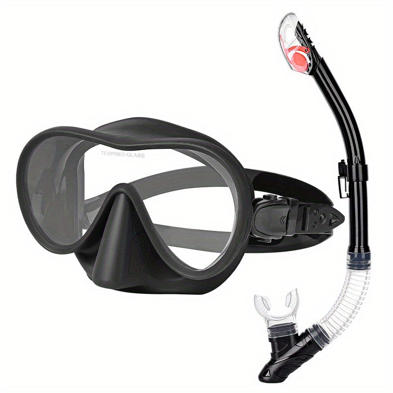 Silicone Large Frame Diving Goggles Set