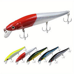 22g Long Casting Minnow Lure Sea Bass Fishing Bait Hard Bait With Sharp Hooks