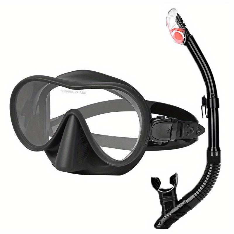 Silicone Large Frame Diving Goggles Set