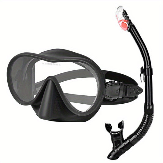 Silicone Large Frame Diving Goggles Set