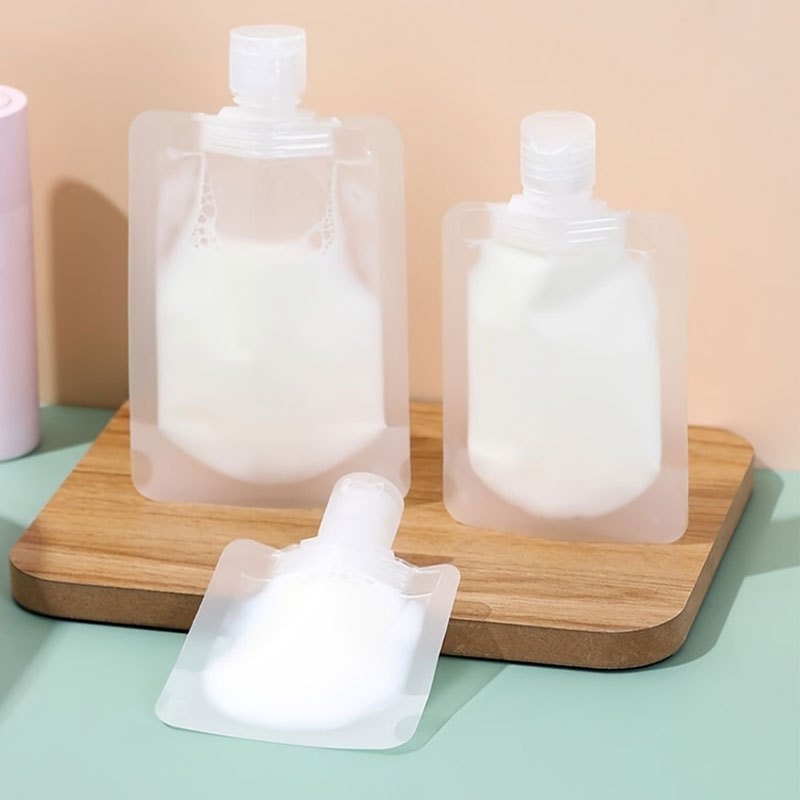 5pcs Leak-proof Liquids Storage Bags - Travel Size Refill Bottles