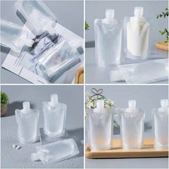 5pcs Leak-proof Liquids Storage Bags - Travel Size Refill Bottles