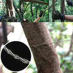 Portable Survival Chain Saw for Outdoor Camping Hiking Backpacking