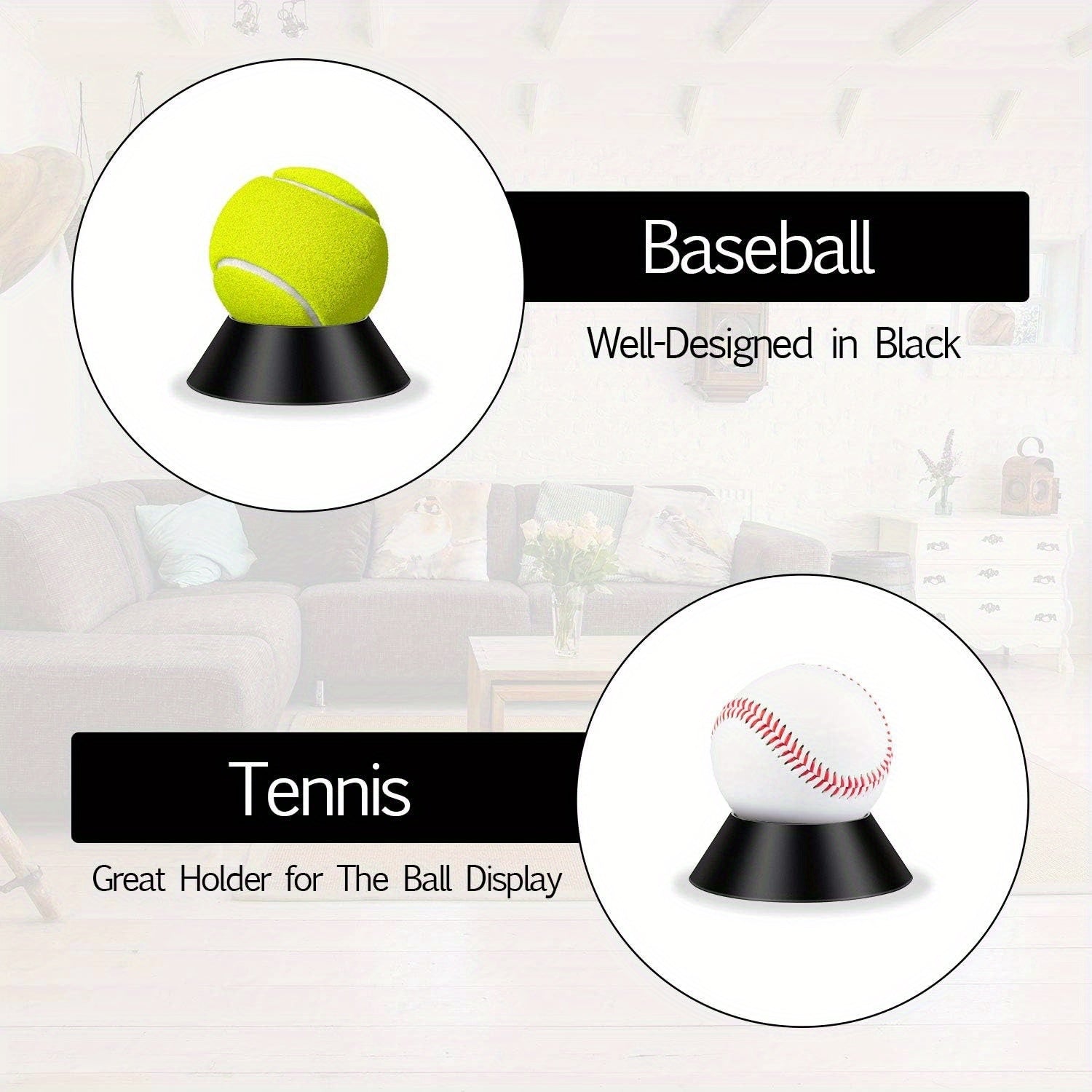 6pcs Ball Display Stand Holder for Sports Balls