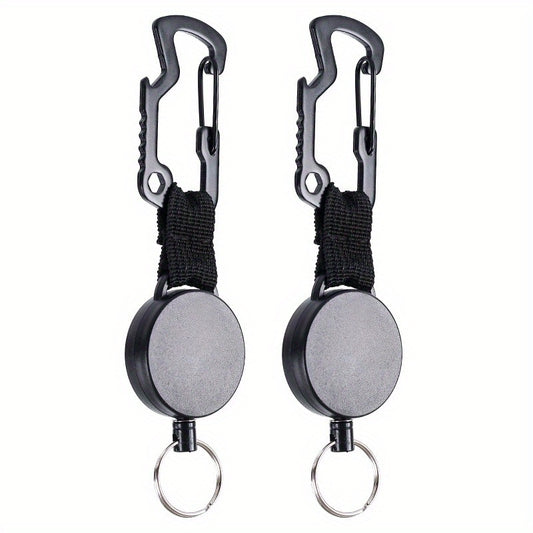 Telescopic Hook Buckle Keychain for Fishing Camping Hiking