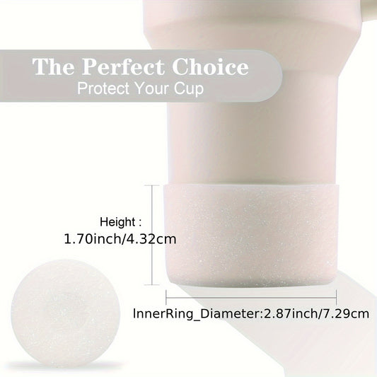Glitter Silicone Cup Base Cover Protective Sleeve