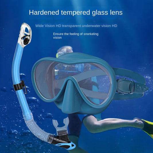 Silicone Large Frame Diving Goggles Set