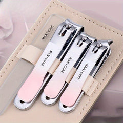 4pcs Nail Scissors Pliers Files Manicure Tools