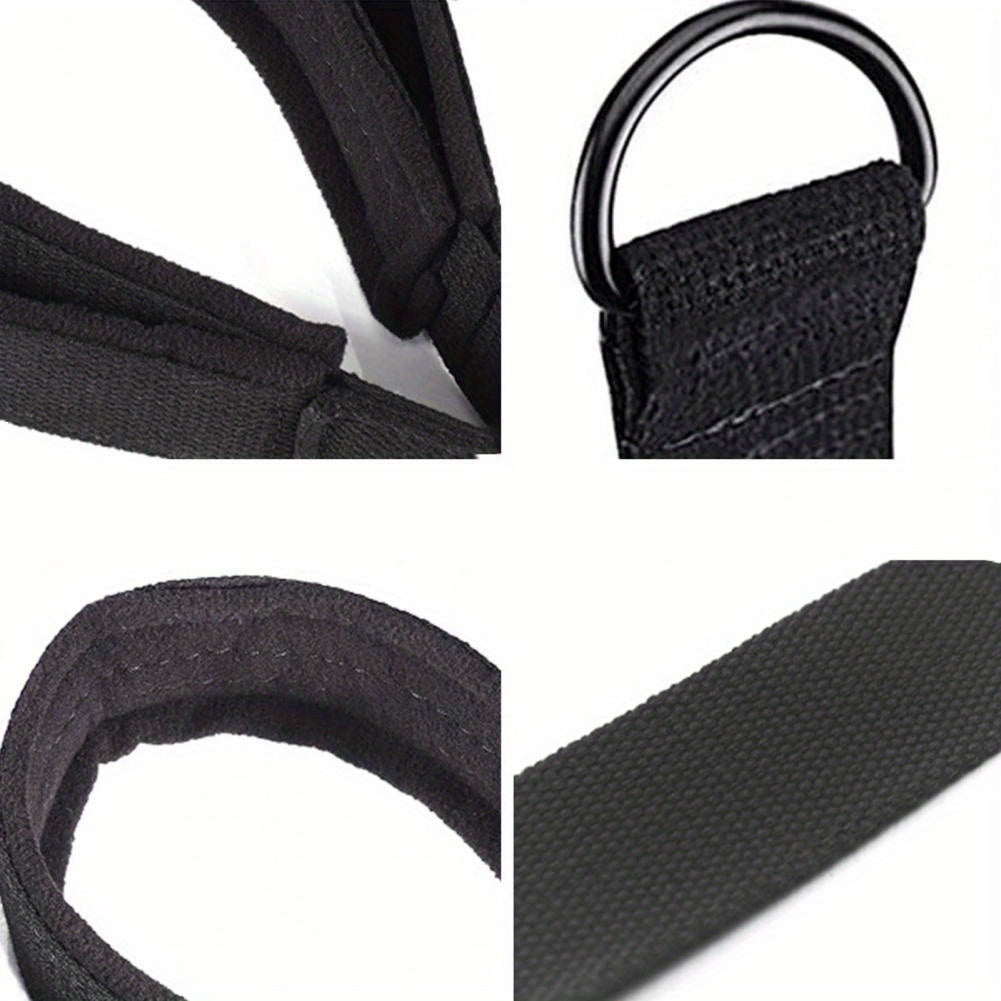 Comfort Double Loop Pilates Straps D ring Yoga Handle Rope