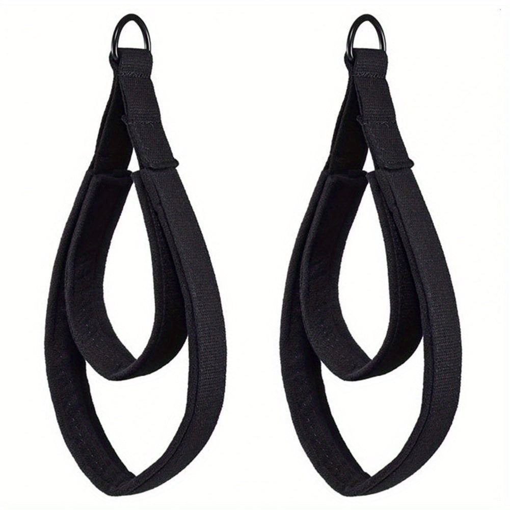 Comfort Double Loop Pilates Straps D ring Yoga Handle Rope