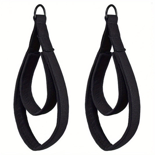 Comfort Double Loop Pilates Straps D ring Yoga Handle Rope