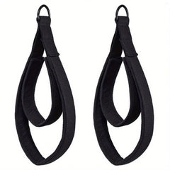 Comfort Double Loop Pilates Straps D ring Yoga Handle Rope