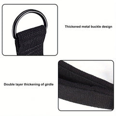 Comfort Double Loop Pilates Straps D ring Yoga Handle Rope