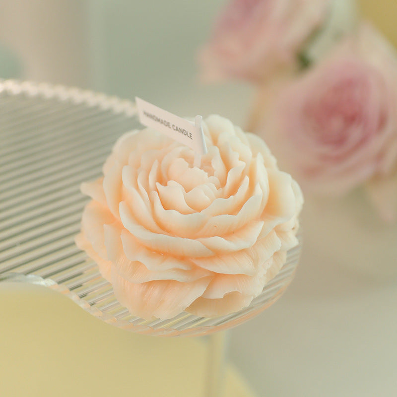Scented Flower Shaped Candle for Decor