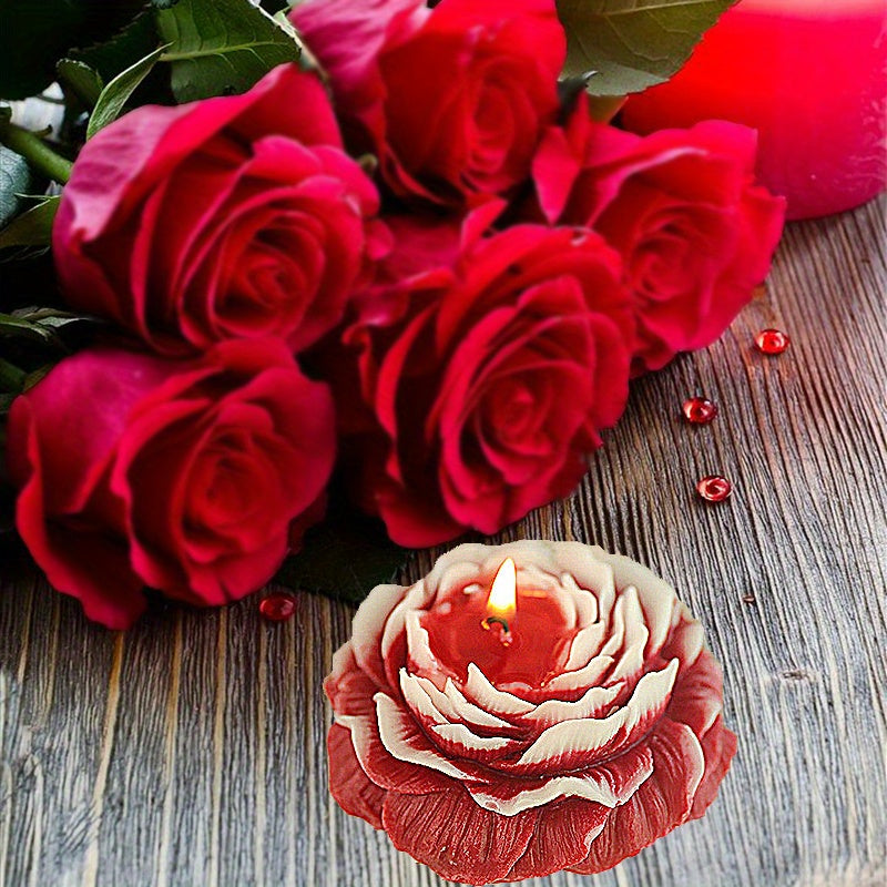Scented Flower Shaped Candle for Decor