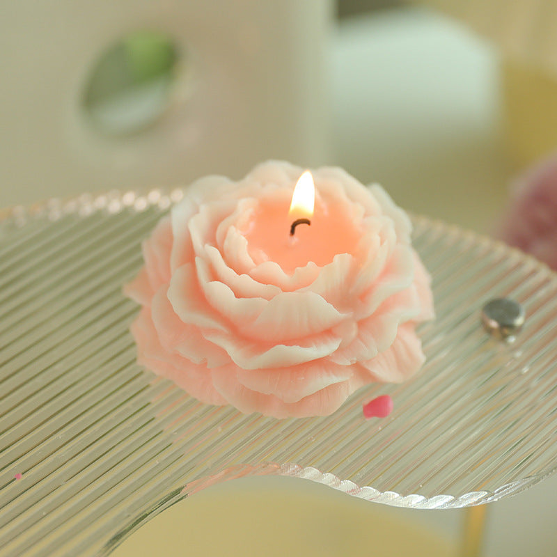 Scented Flower Shaped Candle for Decor
