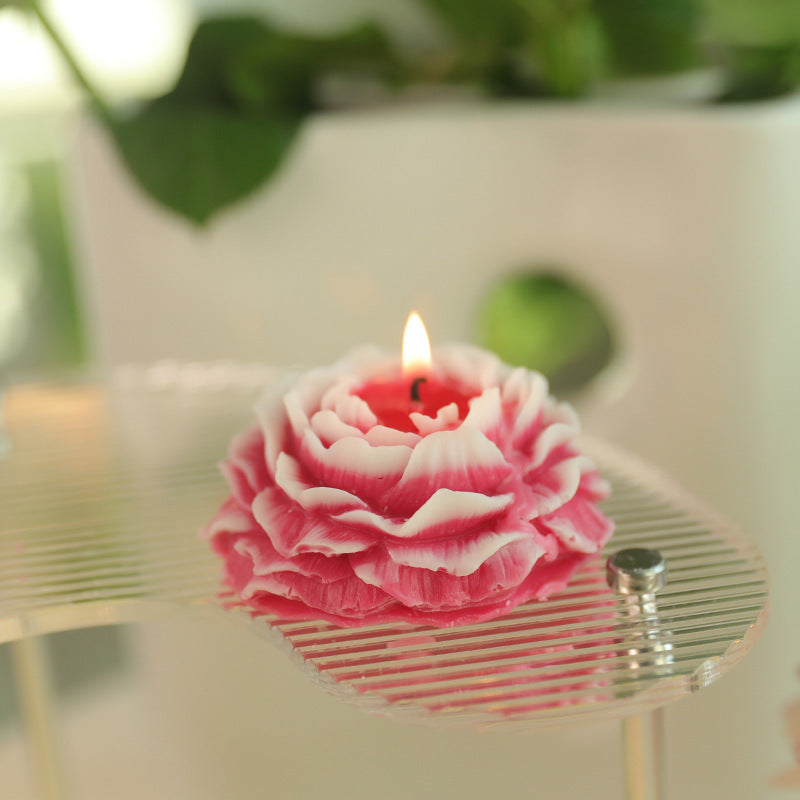 Scented Flower Shaped Candle for Decor