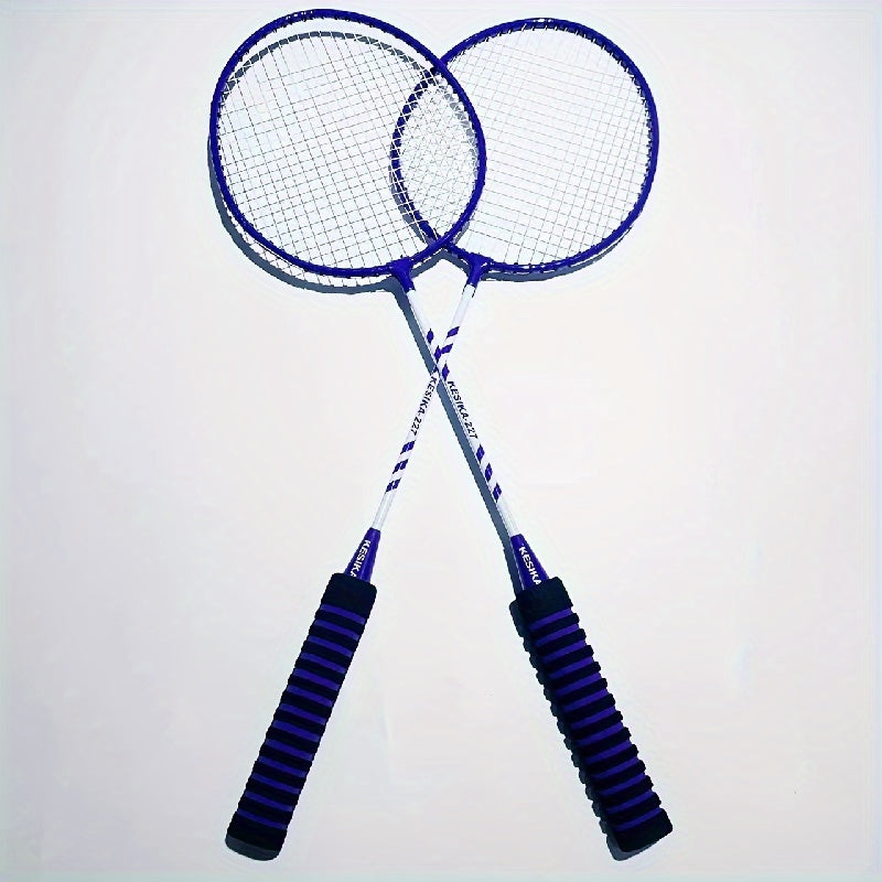 Durable Badminton Racket Set with 2 Rackets