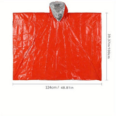 Water Proof Disposable Poncho Raincoat Blanket