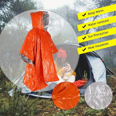Water Proof Disposable Poncho Raincoat Blanket