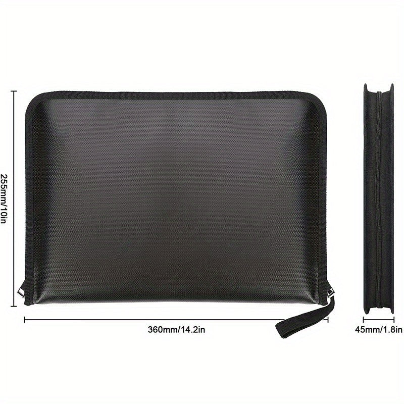 Fireproof File Bag 12 Slot Layer Holder with Handle