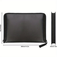 Fireproof File Bag 12 Slot Layer Holder with Handle