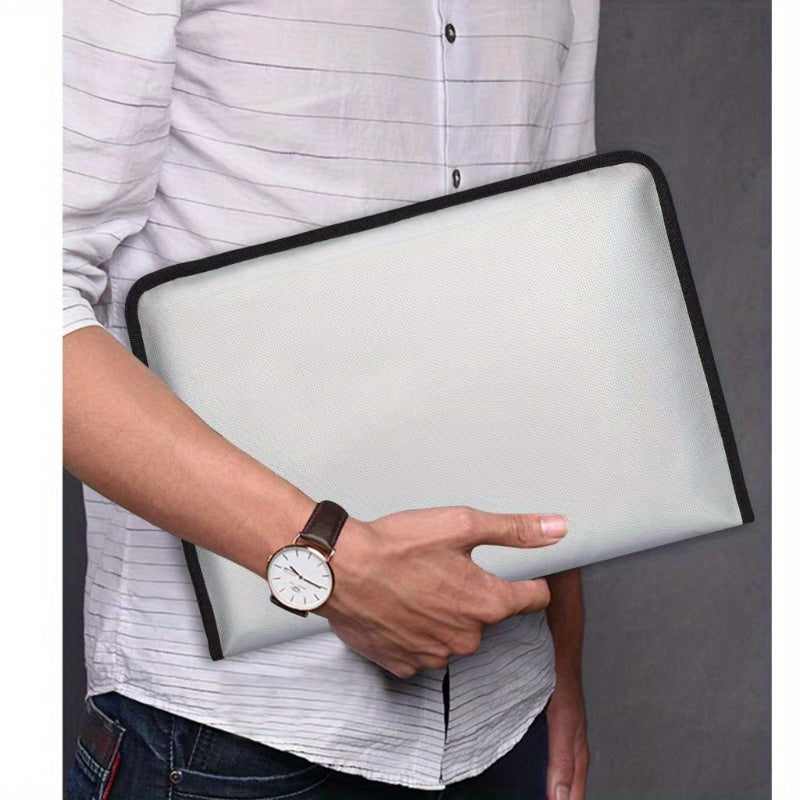 Fireproof File Bag 12 Slot Layer Holder with Handle