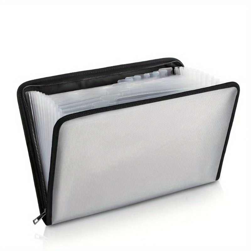 Fireproof File Bag 12 Slot Layer Holder with Handle