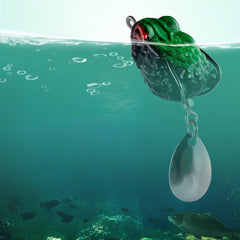 2 3g Bionic Frog Bait Blade Double Hook Artificial Fishing Lure