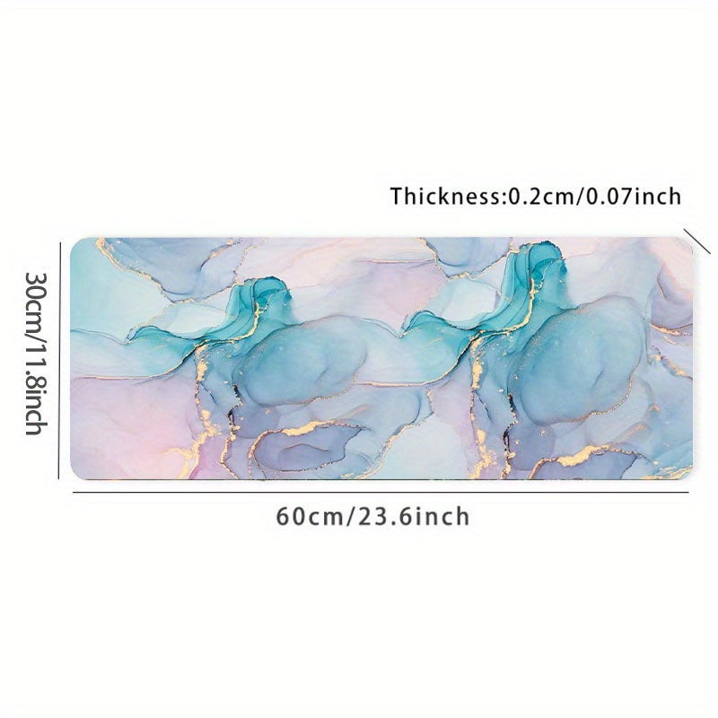 Marble Patterned Mouse Pad for Gaming Setup