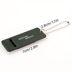 3pcs Tri Band Outdoor Survival Whistle - Camping & Emergency Whistle