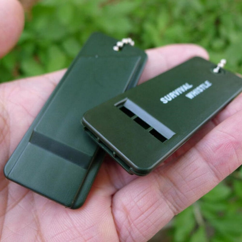 3pcs Tri Band Outdoor Survival Whistle - Camping & Emergency Whistle