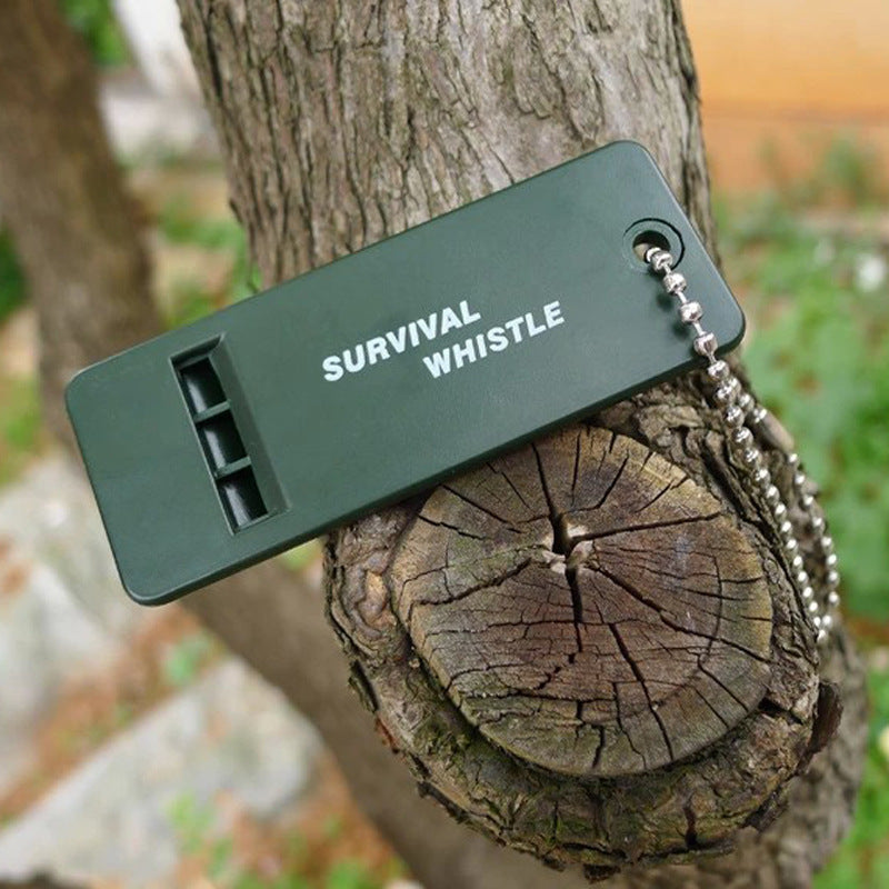 3pcs Tri Band Outdoor Survival Whistle - Camping & Emergency Whistle