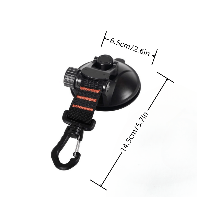 Car Tent Suction Cups Portable Mountaineering Clip Nylon Hooks