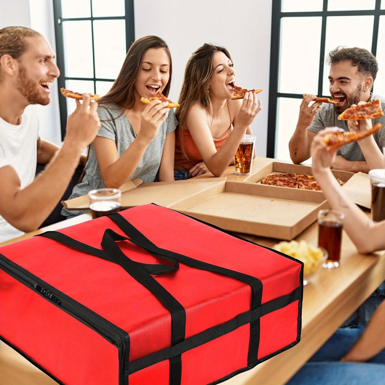 Insulated Pizza Carrier Bag for Delivery