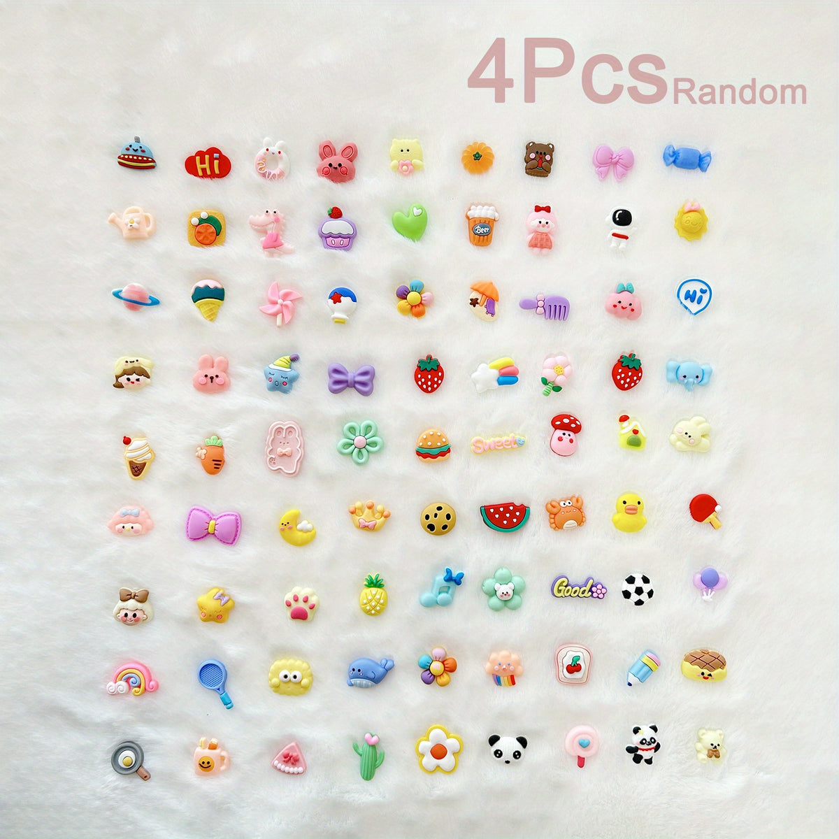 3D Soft Rubber Stickers DIY Cartoon Stickers Water Bottle Phone Case Decor