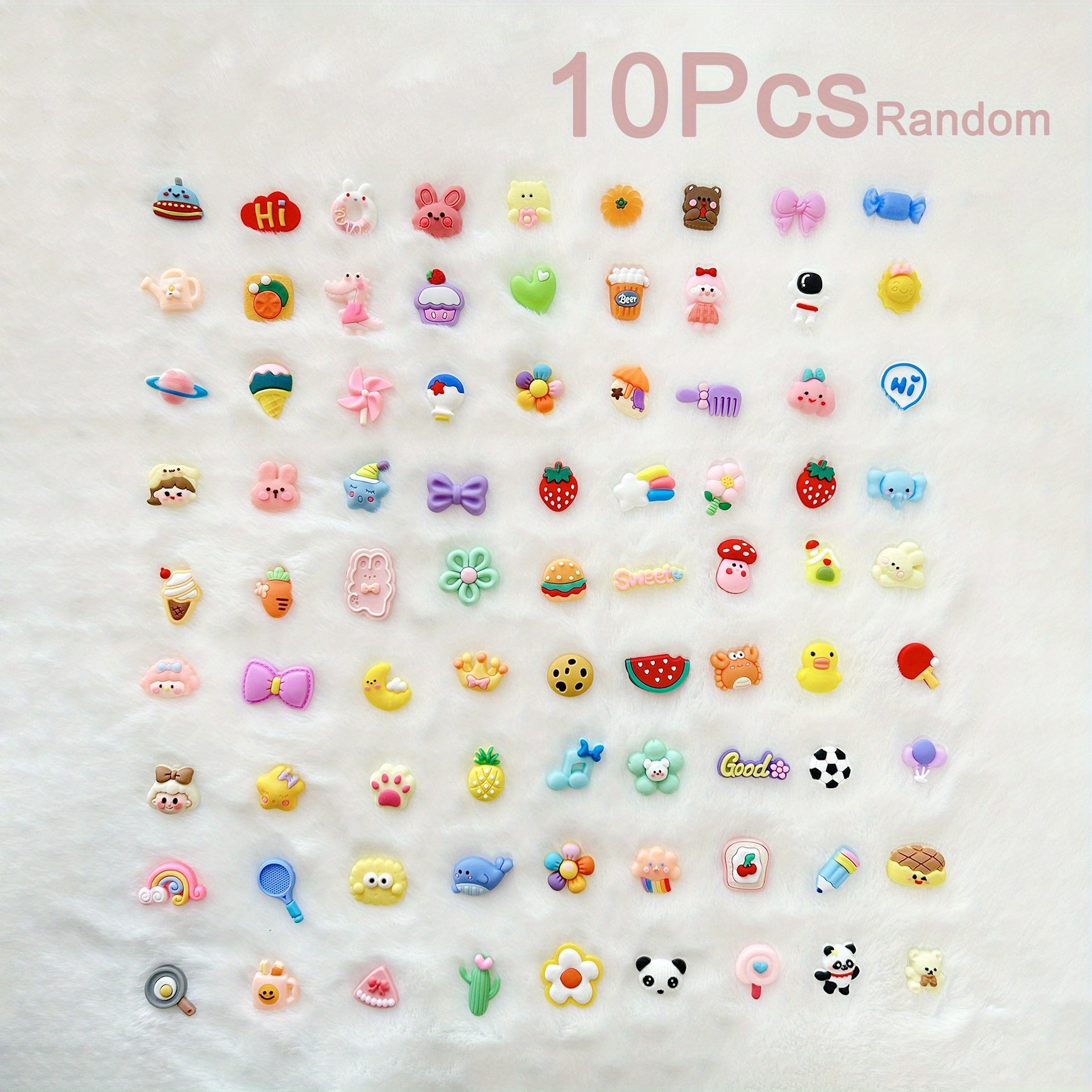 3D Soft Rubber Stickers DIY Cartoon Stickers Water Bottle Phone Case Decor