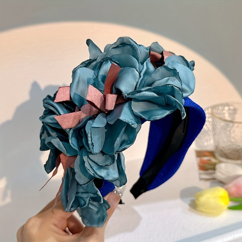 Boho Flower Headband for Women - Sweet Hair Band for Party Prom