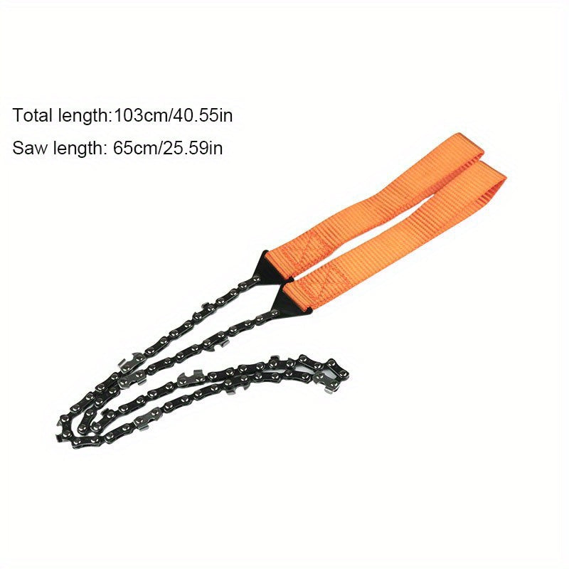 Sawteeth Survival Chain Saw for Camping and Emergency Use