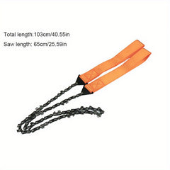 Sawteeth Survival Chain Saw for Camping and Emergency Use
