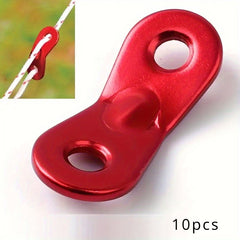 10pcs Stainless Steel Rope Fixing Buckles for Camping