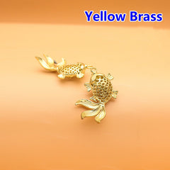 Chinese Style Goldfish Key Chain Mini Pendant