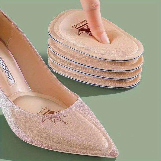 4pcs Women High Heels Forefoot Pads Non-slip Insoles Foot Care Shoe Pads