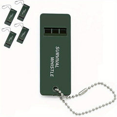 5pcs Tri Band Survival Whistle Portable Lifesaving Whistle for Outdoor Camping