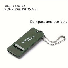5pcs Tri Band Survival Whistle Portable Lifesaving Whistle for Outdoor Camping